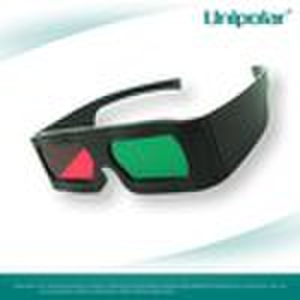 Big frame olive megenta 3d glasses for adults