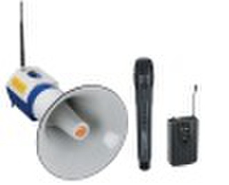 SP-101 UHF Dual Channels Wireless Megaphone