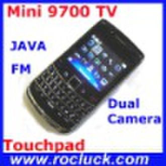 Mini 9700 Qwerty Mini-Quad-Band Dual-SIM-Telefon wit