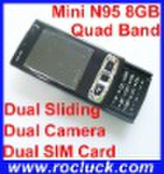 Mini N95 8GB (nn95) Dual-SIM-Mobiltelefon mit Mini