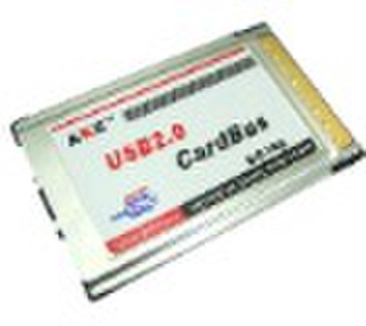 2 Port USB 2.0 PCMCIA Card Adapter