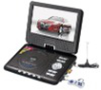 9 inches Portable DVD player with FM/TV