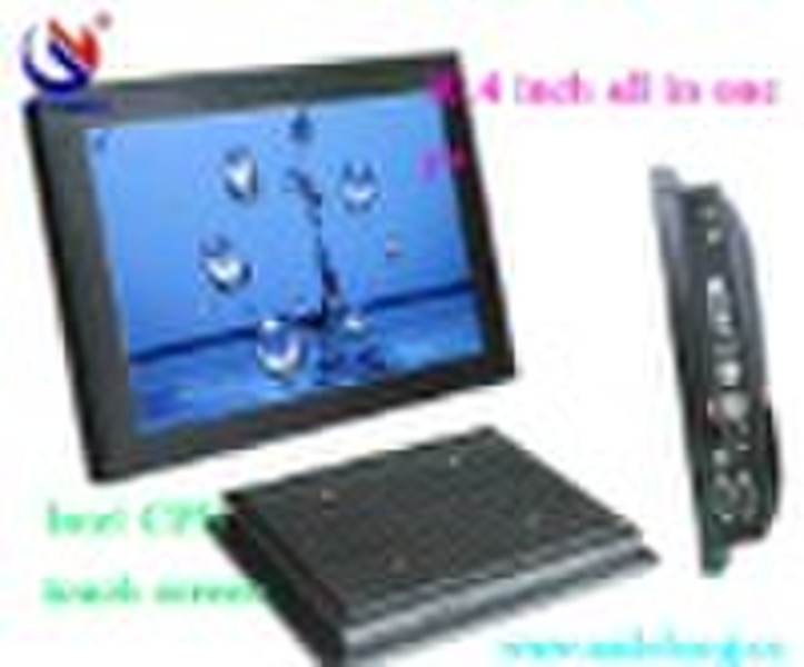 DL 10.4 all in one pc with touch screen+Intel Atom