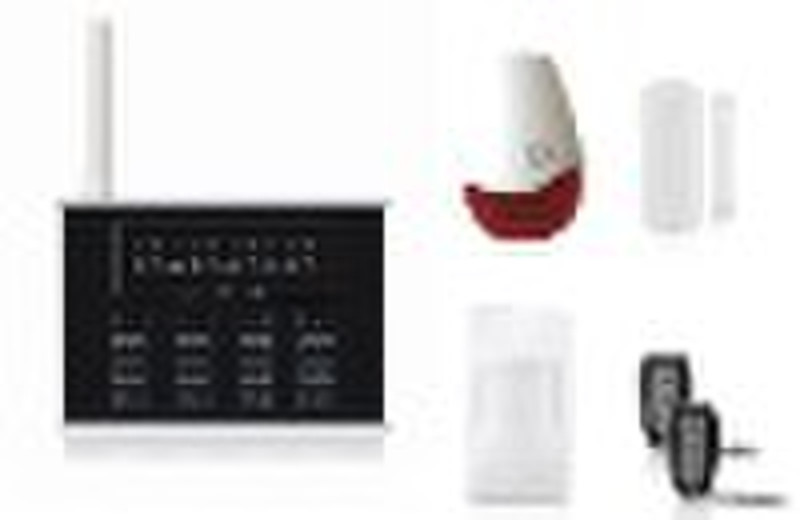 Touch keyboard GSM home alarm system