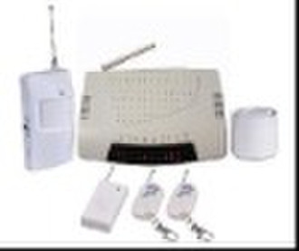Wireless home alarm system with GSM