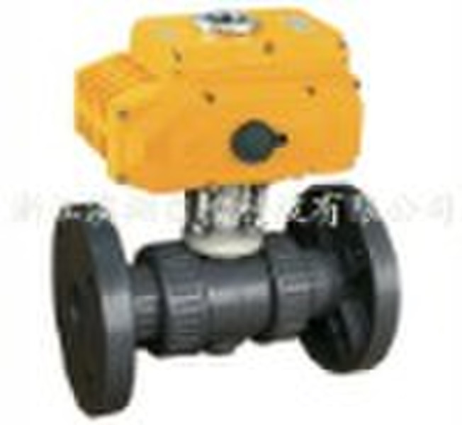 CPVC electric ball valve