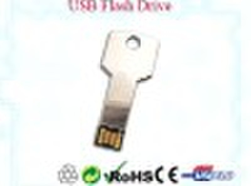 2.0 OEM логотип металла поворотный USB флэш-накопитель