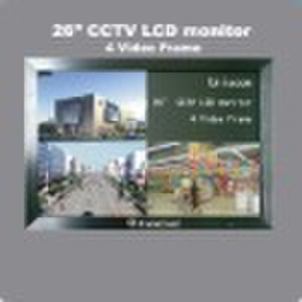 26 "4splicing Video CCTV-LCD-Monitor, professi