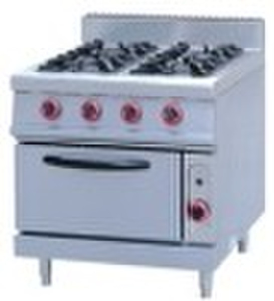 Gasherd mit 4-Burner & Electric Oven