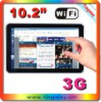 10.2-дюймовый планшетный ПК с 3G и GPS