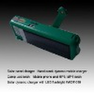 Solar Dynamo Charger with LED flashlight, Solar dy