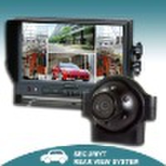 7 Inch Color LCD Car Monitor with built-in quad