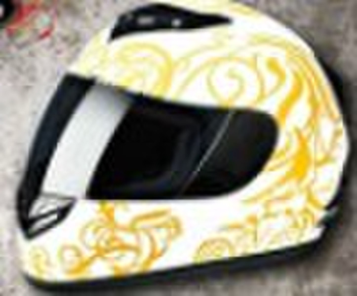 Motorradhelm des vollen Gesichtes des Cirrus-Designs ECE ca.