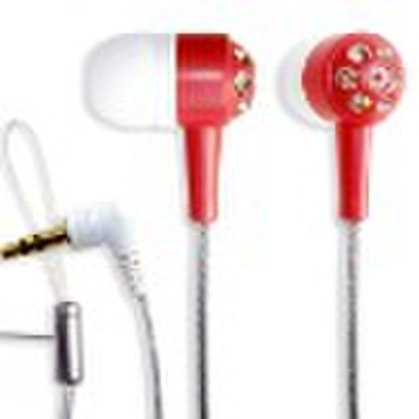 earphones with diamond