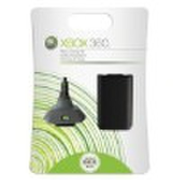 For  XBOX360BLACK PLAY AND CHARGE KIT