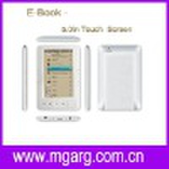 E-Book Reader with 800*480,  5.0in touch screen .
