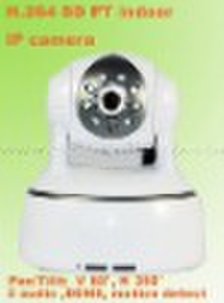 Pan / Tilt H.264 SD WIFI IR IP-Kamera Innen-