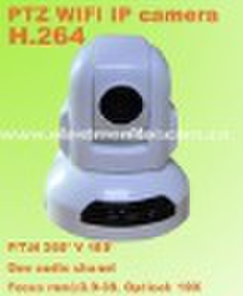 WIFI PTZ 480TVL H.264 IP-Kamera (No IR)