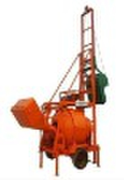 concrete mixer with ladder