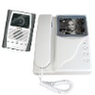 intercom system with 4 inch Black/white CRT video