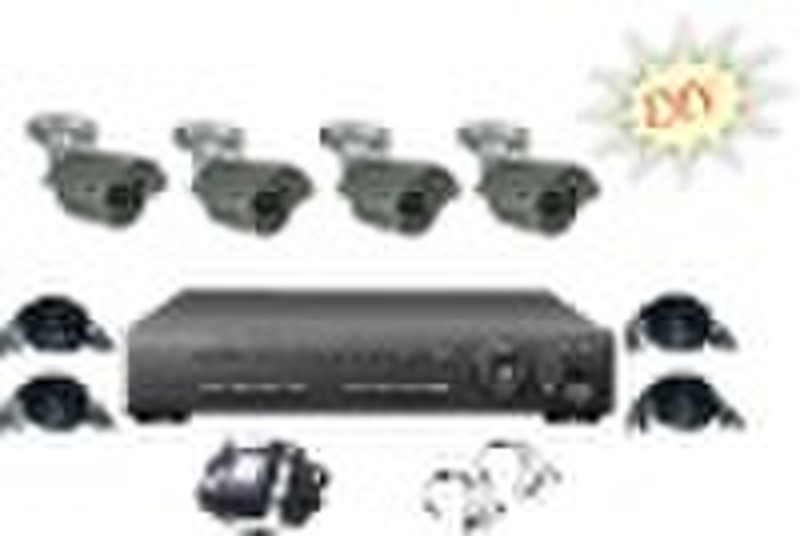 CCTV DVR Kits, SAV-DH7004 + SAV-CW269