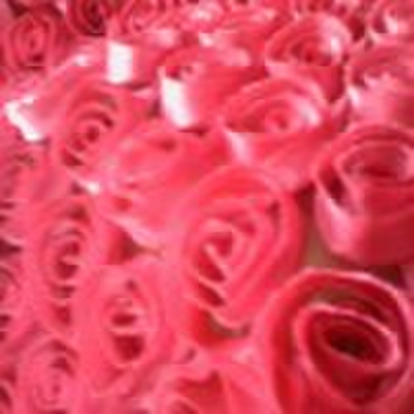 cord rose embroidery fabric