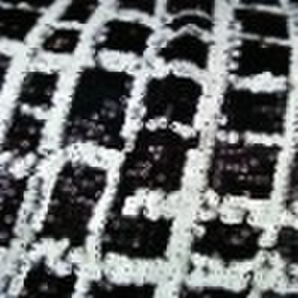 double spangle embroidery fabric