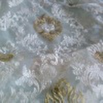 organza embroidery curtain