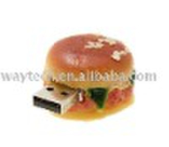 Hamburger Style USB Flash Drive