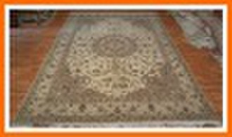 200 lines woolen carpet with silk blended