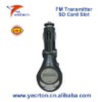 MP3/MP4 Wireless FM car transmitter support SD/MMC