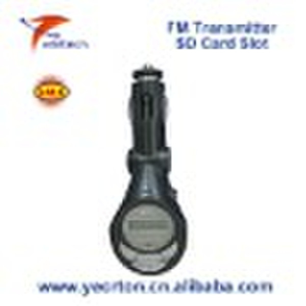 MP3/MP4 Wireless FM car transmitter support SD/MMC