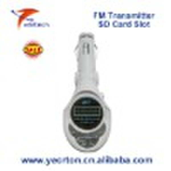 MP3/MP4 Wireless FM car transmitter support SD/MMC
