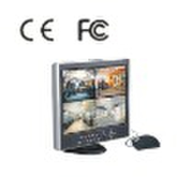 15 "4CH H.264 wirtschaftliche LCD DVR