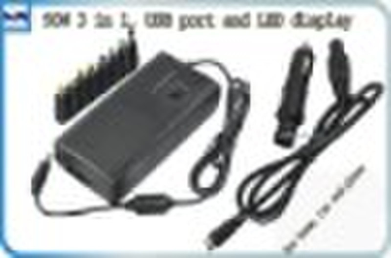 90W Universal Laptop Adapter mit LED-Anzeige