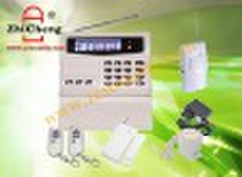 Wireless LCD gsm alarm system