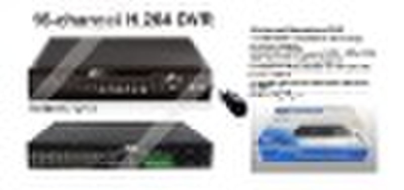 16-Kanal H.264 CCTV DVR mit Linux Betriebs Sys