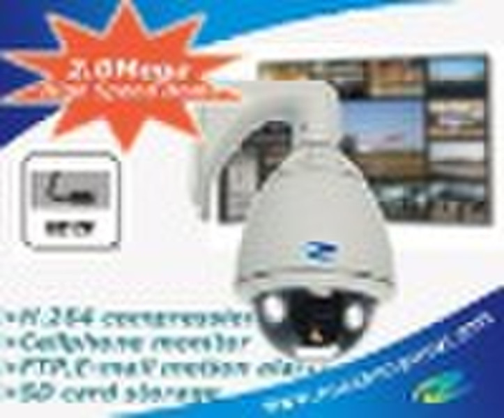 Megapixel High Speed ​​Dome IP-Kamera