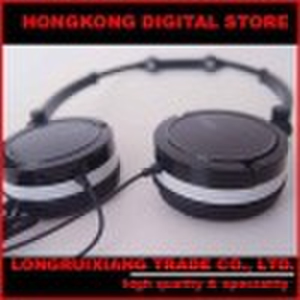 high contrast portable stereo headphones for mp3