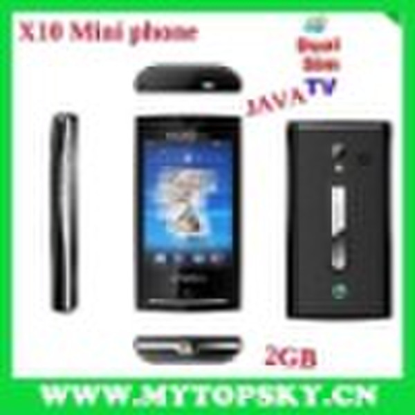 MINI X10: Dual sim cards dual standby +  camera +