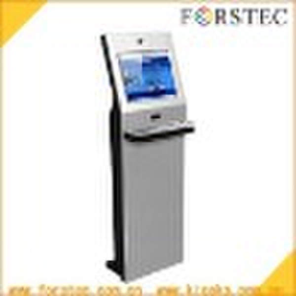 keyboard and camera touch screen kiosk