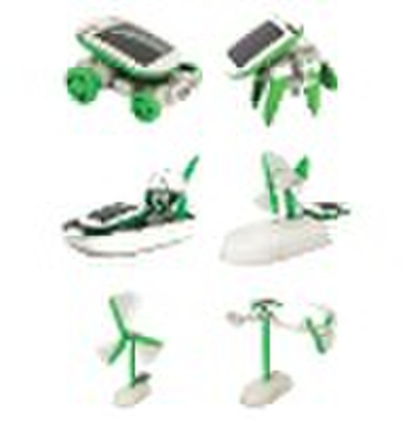 DIY 6 in 1 KIT Solar toys, promotion item