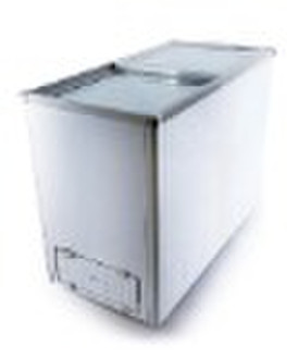 glass door chest freezer