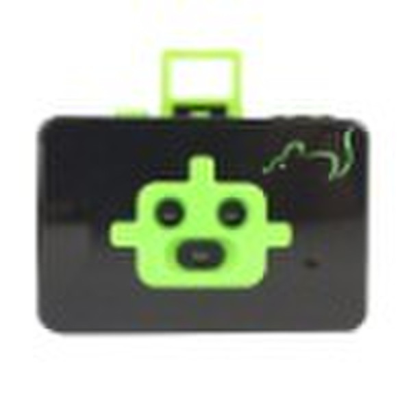 Lomo Drei-Rahmen-Robot-Kamera (schwarz und grün)