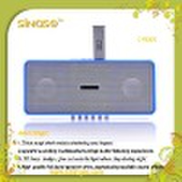 Мини mp3 диктор (USB, SD-карта читатель, FM-радио)