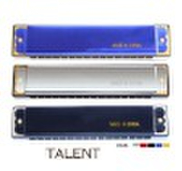 16 Hole Chromatic Harmonica