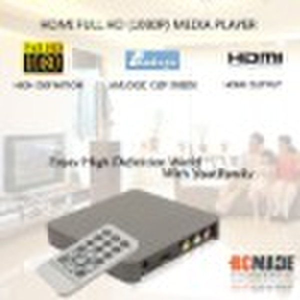 SD/MMC/USB Host ,HDMI , 1080P , MKV H.264 High Dif