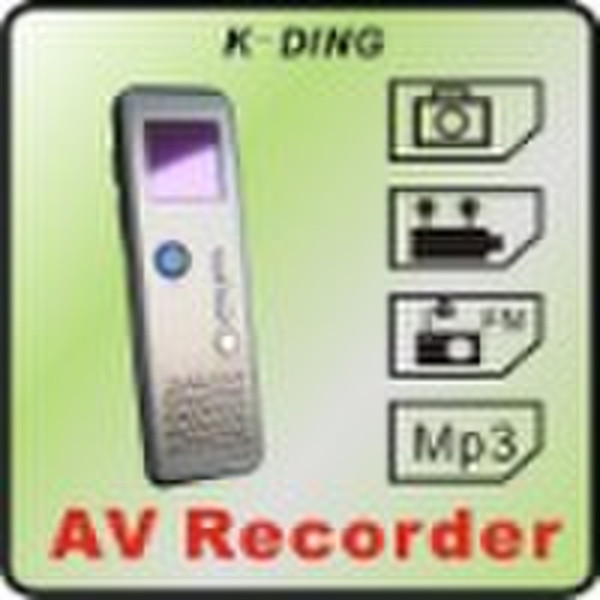 Voice Recorder MP3, FM, Aufzeichnung Video, Foto