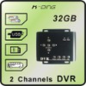 2ch dvr mini dvr 32G SD card