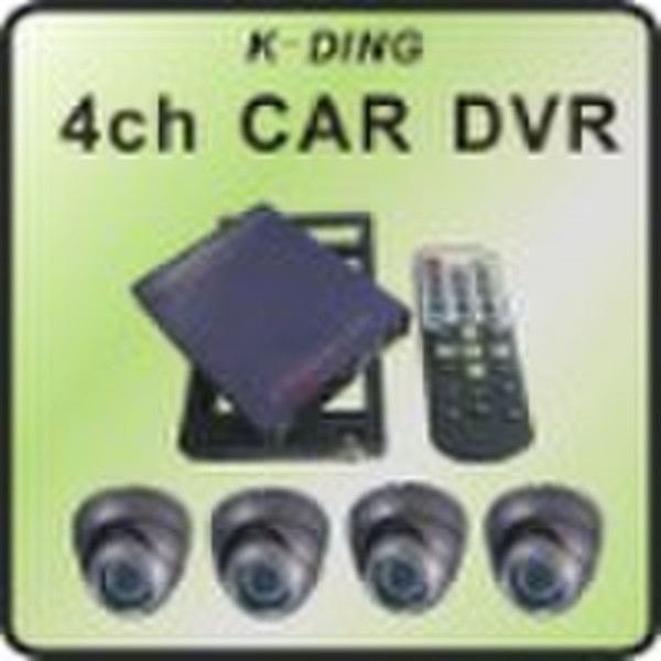 mobile dvr system support 4 cameras